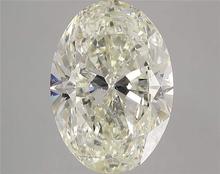5.14ct K SI2 Rare Carat Ideal Cut Oval Diamond