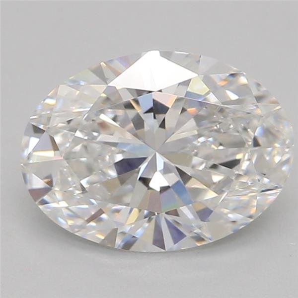 1.09ct D VVS2 Rare Carat Ideal Cut Oval Lab Grown Diamond