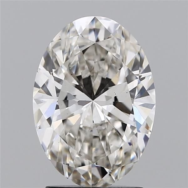 2.24ct H VS2 Rare Carat Ideal Cut Oval Lab Grown Diamond