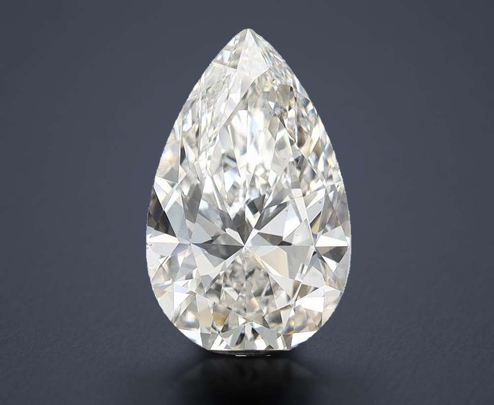 3.00 Carat Pear Lab Diamond