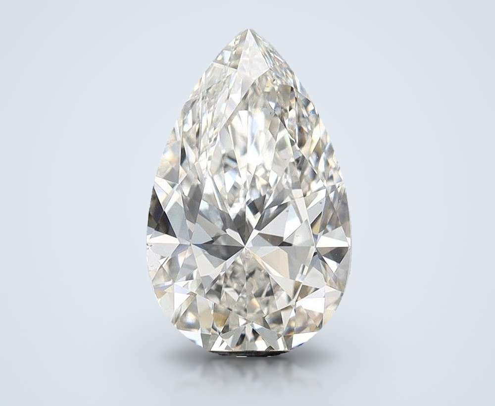 3.00 Carat Pear Lab Diamond