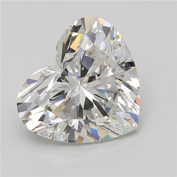 8.19ct G VS1 Rare Carat Ideal Cut Heart Lab Grown Diamond