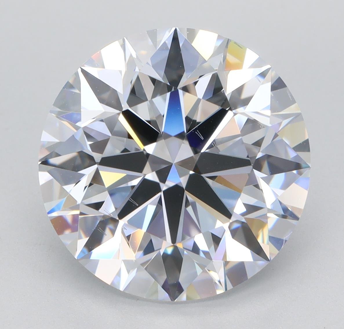 5.01ct E VS2 Rare Carat Ideal Cut Round Lab Grown Diamond