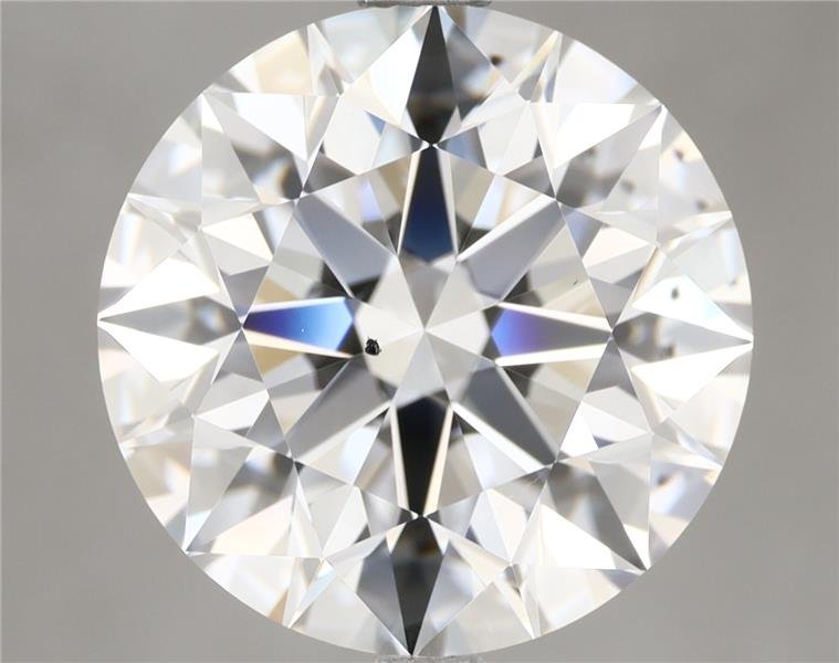 5.01ct G SI1 Rare Carat Ideal Cut Round Diamond