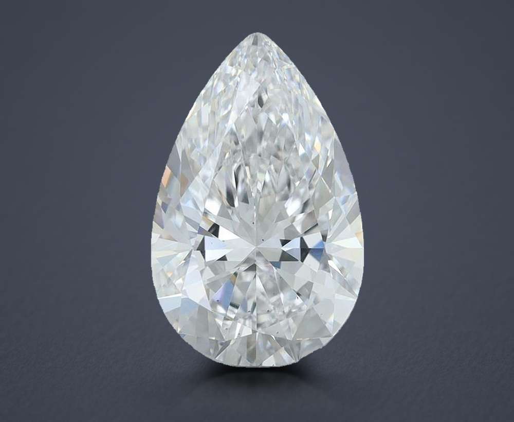 3.38 Carat Pear Lab Diamond