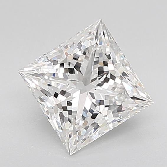 2.33ct E VS2 Rare Carat Ideal Cut Princess Lab Grown Diamond