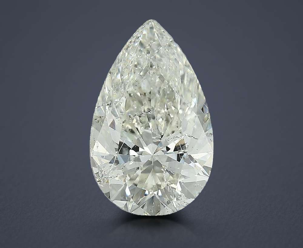 5.01 Carat Pear Natural Diamond