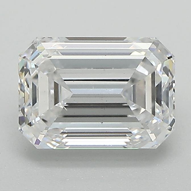 1.51ct E SI1 Very Good Cut Emerald Lab Grown Diamond