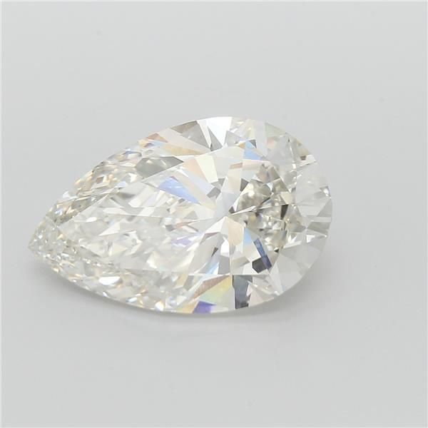 10.00ct H VS1 Rare Carat Ideal Cut Pear Lab Grown Diamond