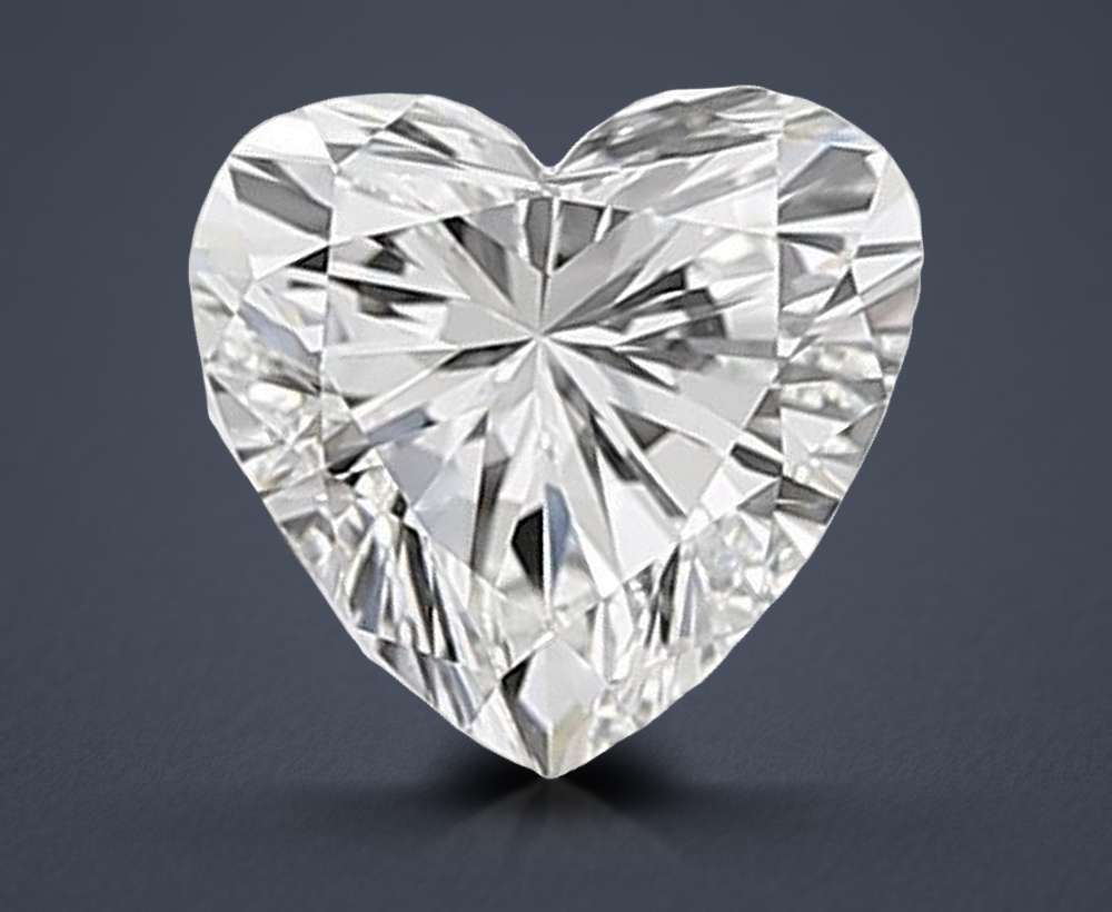 0.96 Carat Heart Lab Diamond