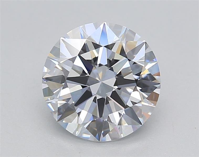 1.70ct F IF Rare Carat Ideal Cut Round Lab Grown Diamond