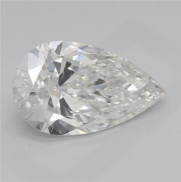 1.70ct G SI2 Rare Carat Ideal Cut Pear Diamond