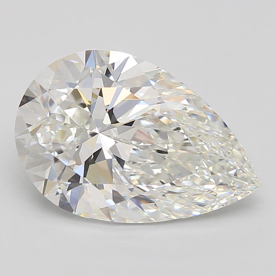 3.58ct G VS1 Rare Carat Ideal Cut Pear Lab Grown Diamond