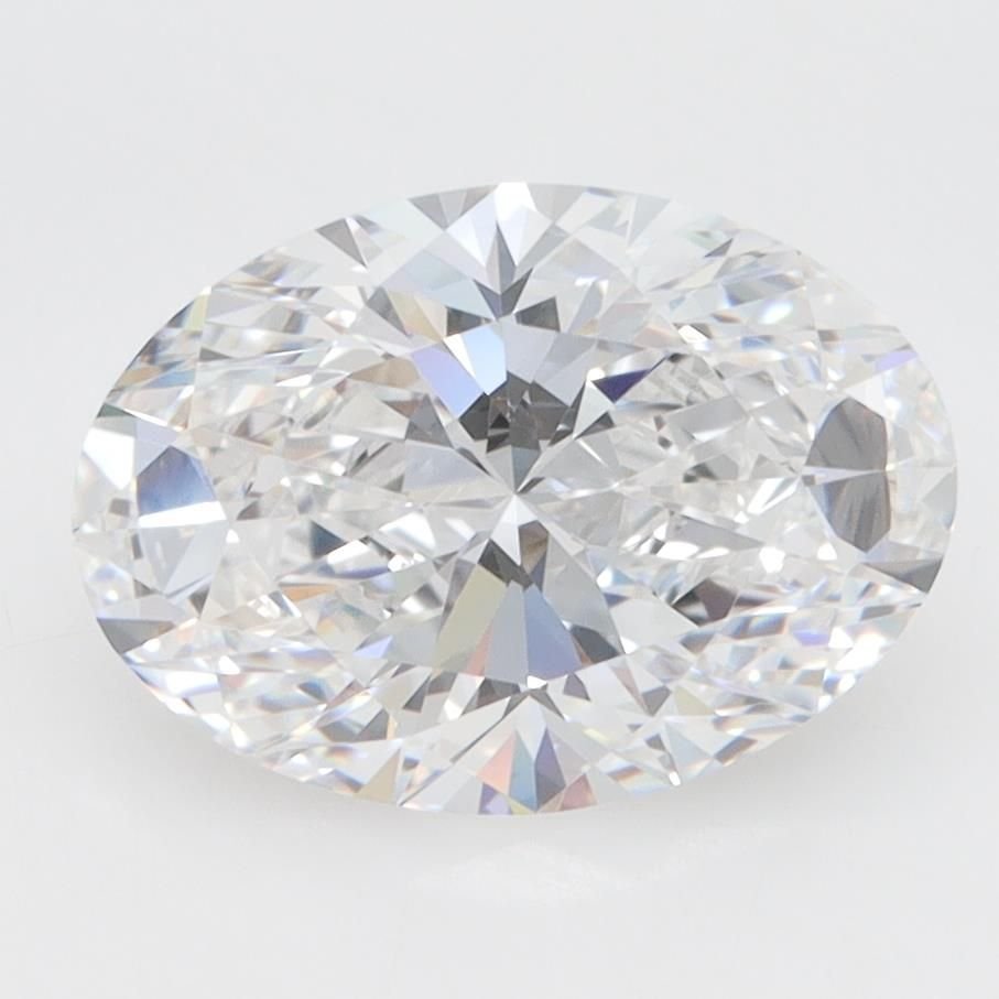 2.65ct D VVS2 Rare Carat Ideal Cut Oval Lab Grown Diamond