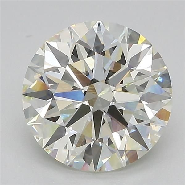2.63ct J VS2 Rare Carat Ideal Cut Round Lab Grown Diamond