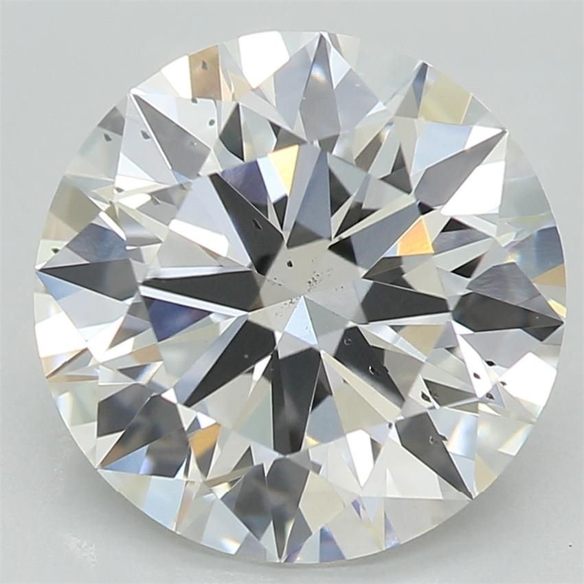 2.85ct E SI1 Rare Carat Ideal Cut Round Lab Grown Diamond