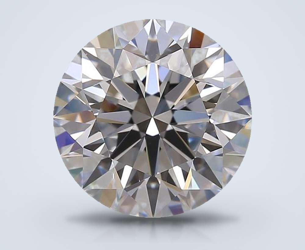 4.04 Carat Round Lab Diamond