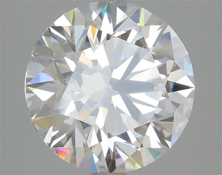 3.85ct G VVS2 Rare Carat Ideal Cut Round Lab Grown Diamond