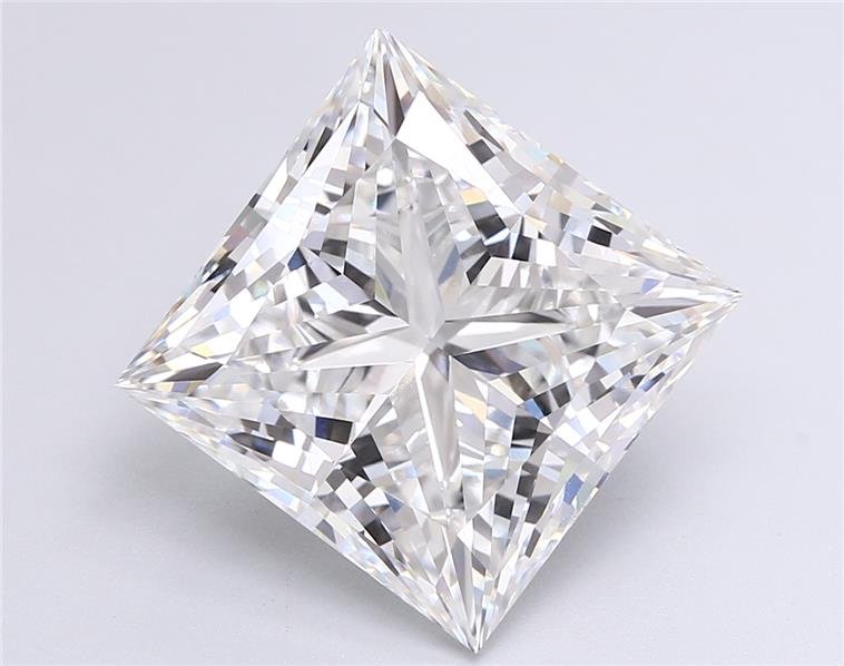 10.57ct F VS1 Rare Carat Ideal Cut Princess Lab Grown Diamond