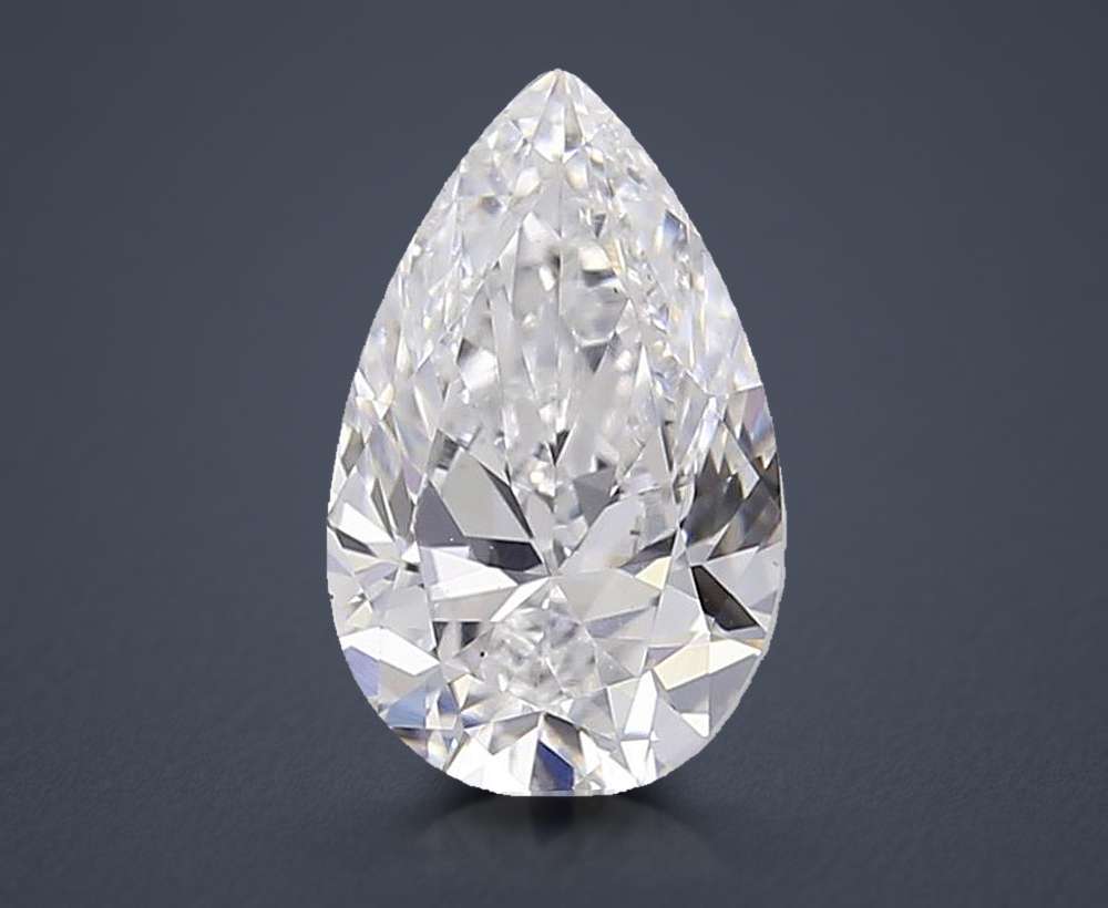 0.54 Carat Pear Lab Diamond