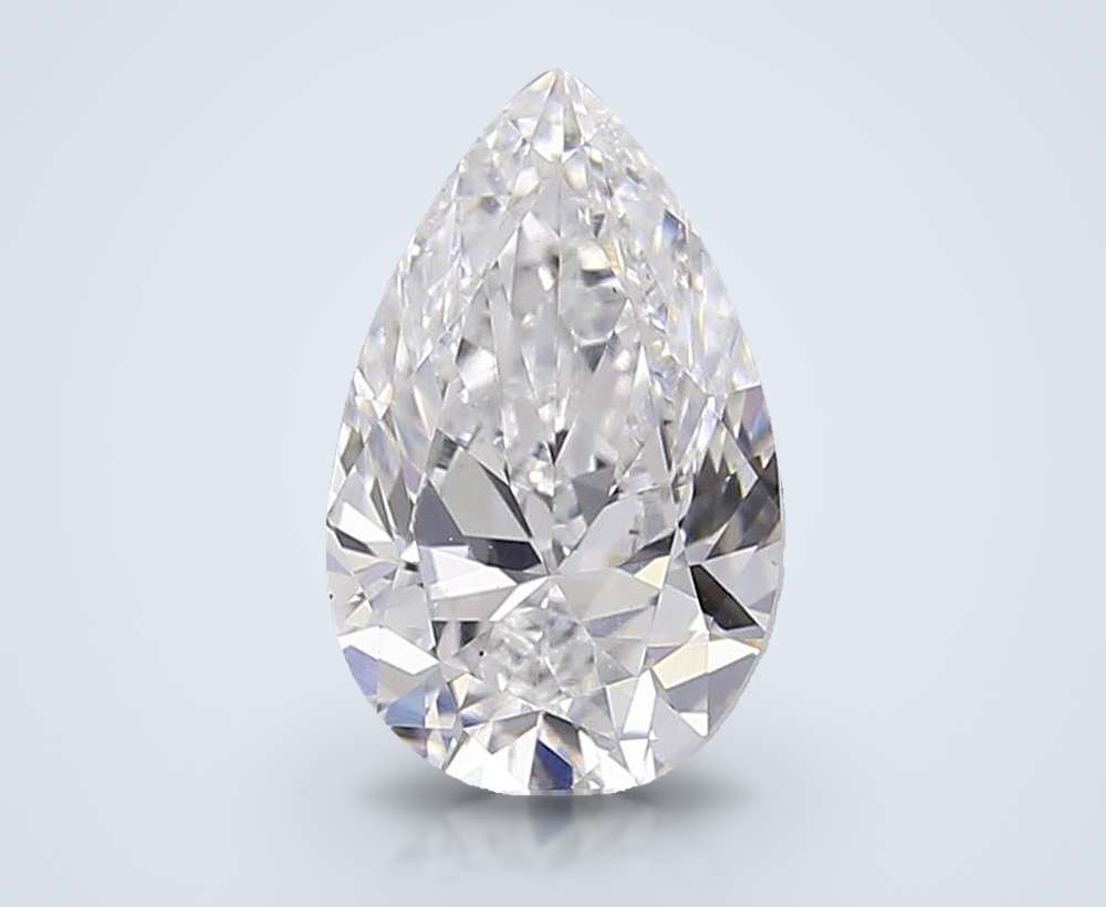 0.54 Carat Pear Lab Diamond