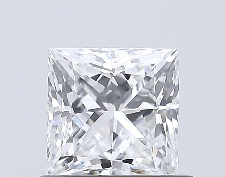 0.59ct D VS1 Rare Carat Ideal Cut Princess Lab Grown Diamond