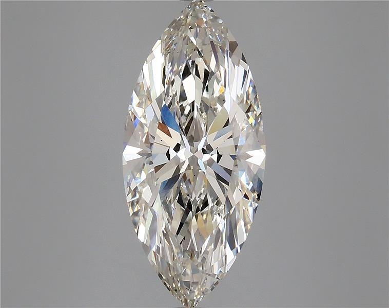 4.22ct H VS2 Rare Carat Ideal Cut Marquise Lab Grown Diamond