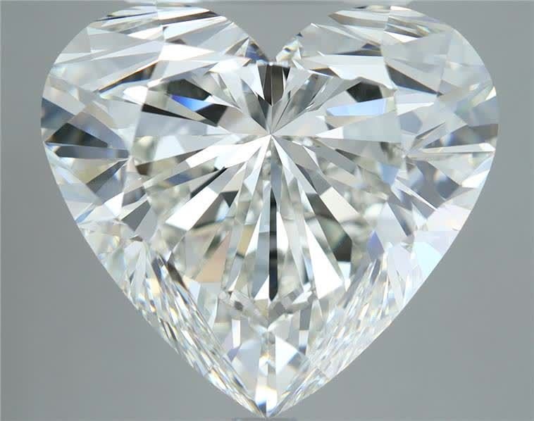 9.53ct H VVS1 Rare Carat Ideal Cut Heart Diamond