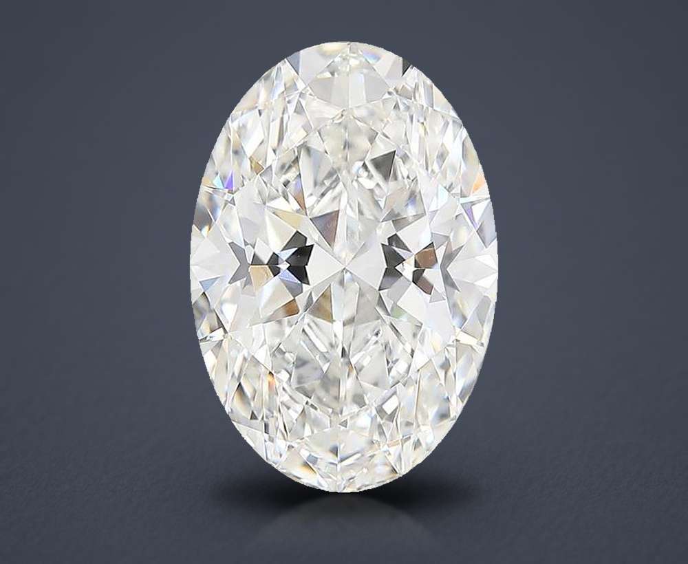 5.01 Carat Oval Lab Diamond