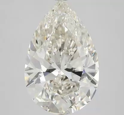 5.02ct J VS2 Rare Carat Ideal Cut Pear Diamond