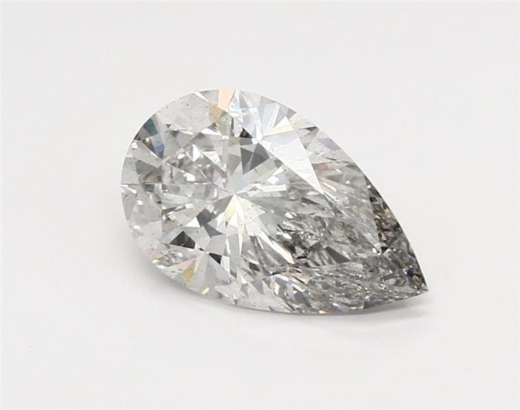 1.86ct H SI1 Rare Carat Ideal Cut Pear Lab Grown Diamond