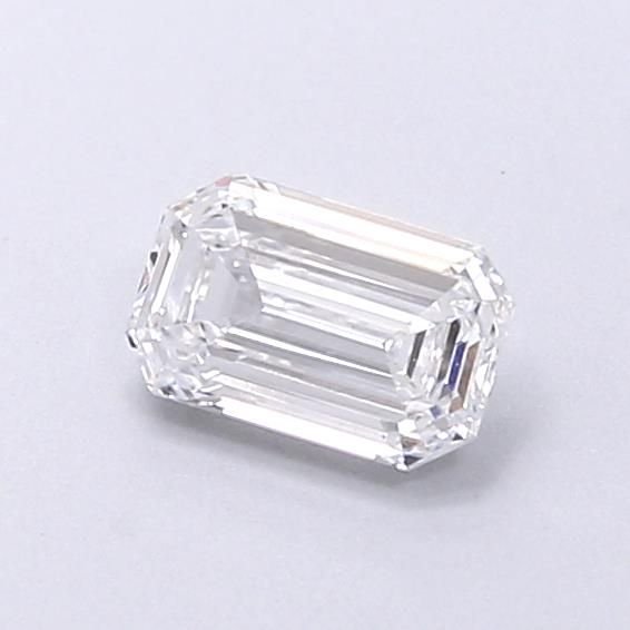 0.47ct D VVS2 Rare Carat Ideal Cut Emerald Lab Grown Diamond