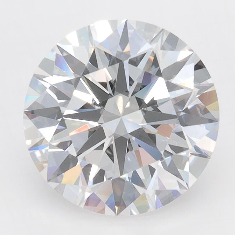 3.03ct D VVS1 Rare Carat Ideal Cut Round Lab Grown Diamond