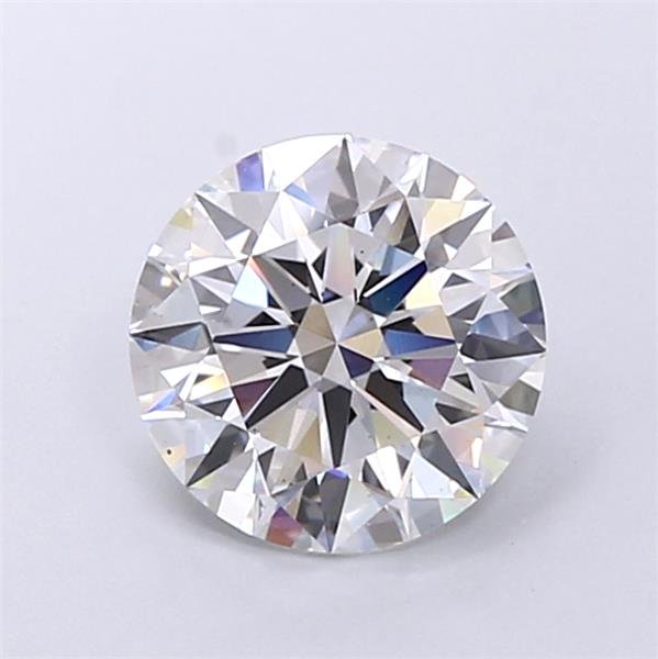 3.51ct D VS2 Rare Carat Ideal Cut Round Lab Grown Diamond