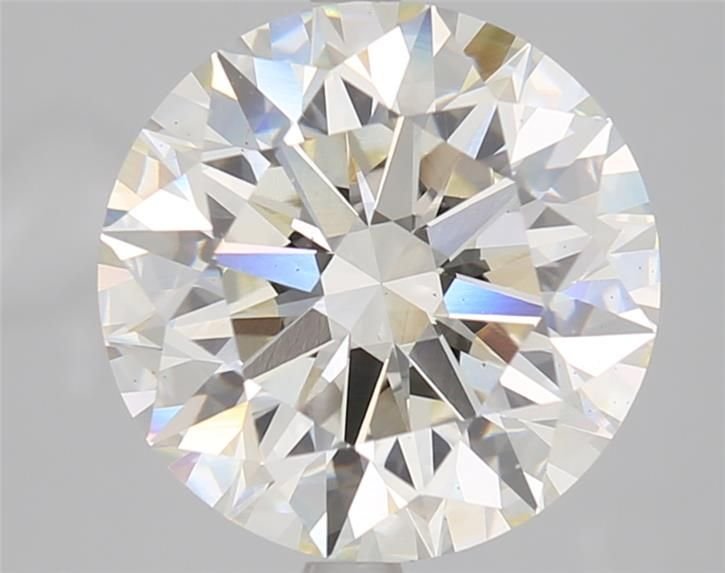5.50ct J VS2 Excellent Cut Round Lab Grown Diamond