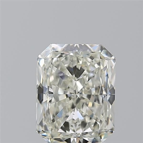 3.01ct K SI1 Rare Carat Ideal Cut Radiant Diamond
