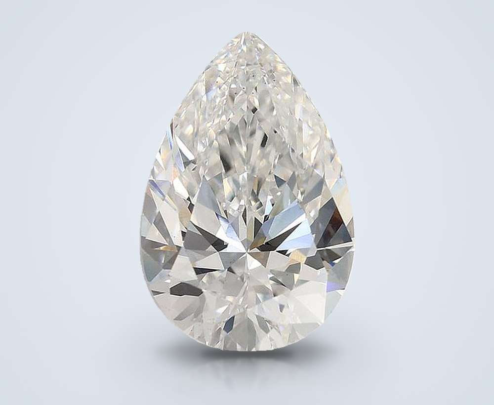3.00 Carat Pear Lab Diamond