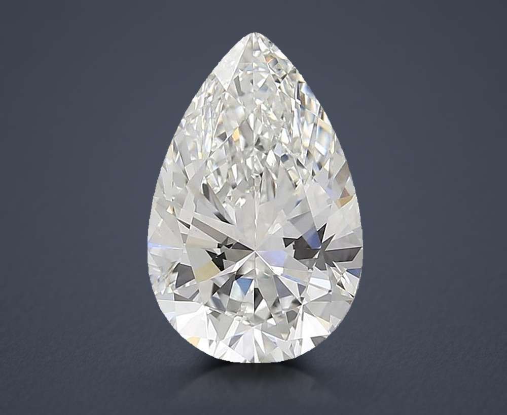3.52 Carat Pear Lab Diamond