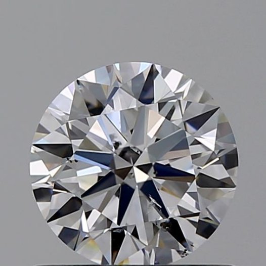 0.66ct D SI2 Rare Carat Ideal Cut Round Diamond