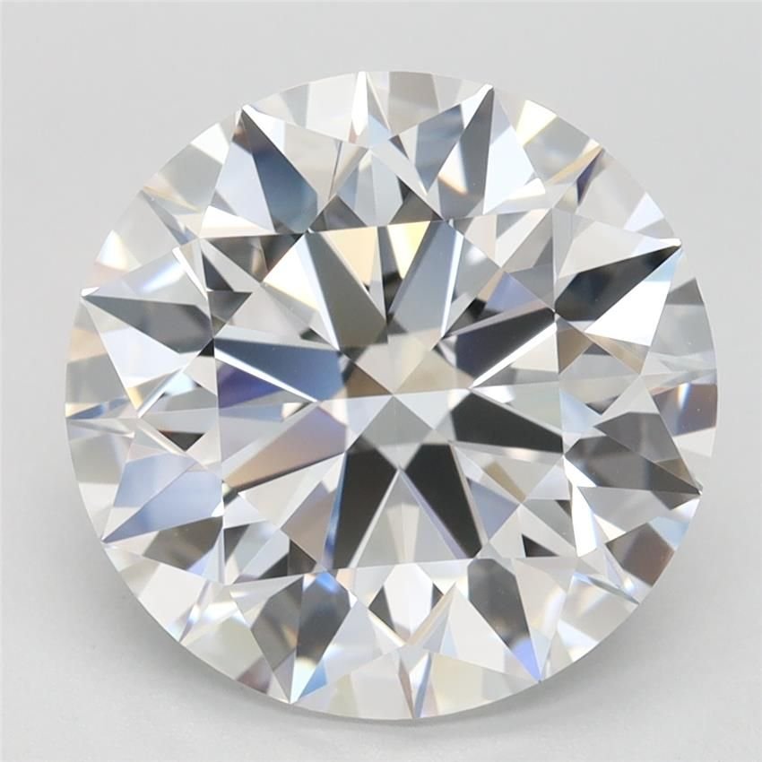 4.69ct D IF Rare Carat Ideal Cut Round Lab Grown Diamond