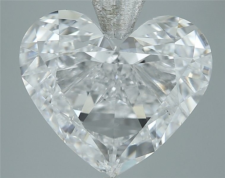 7.03ct D VS2 Good Cut Heart Diamond
