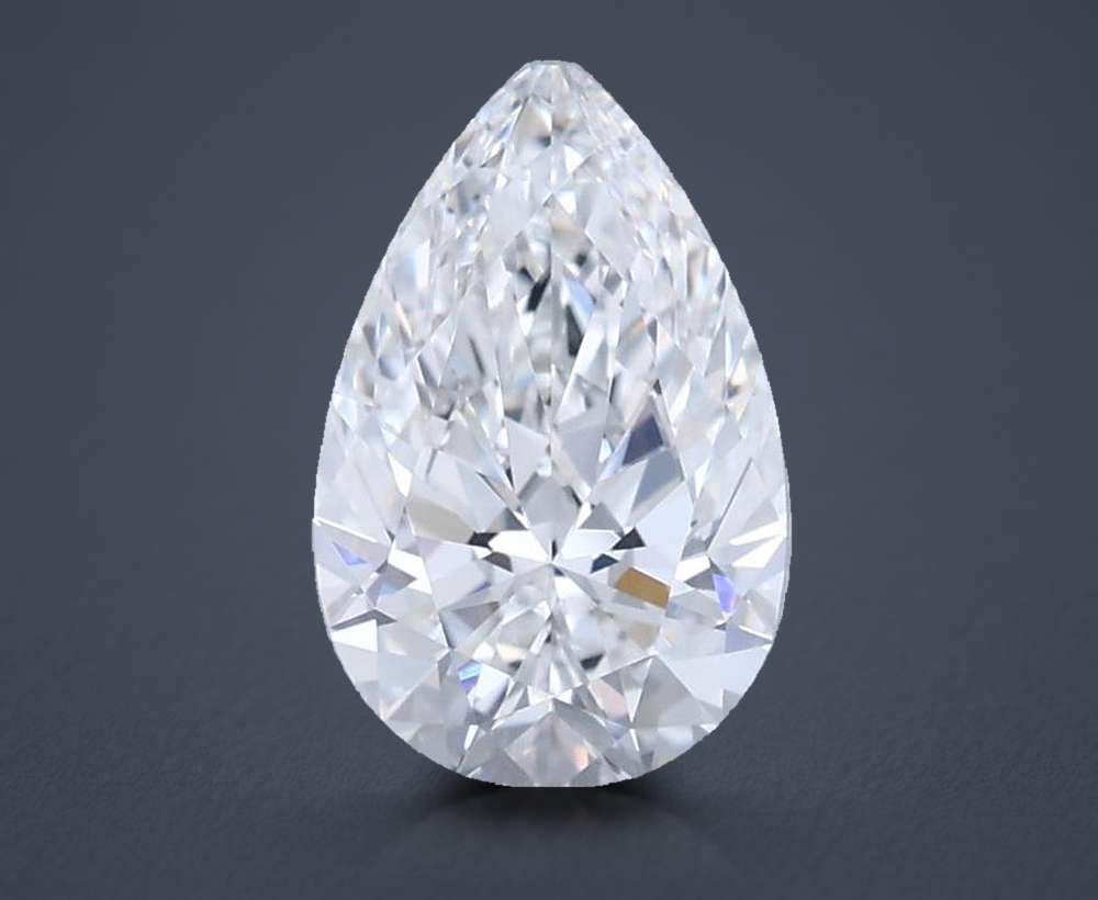 1.00 Carat Pear Lab Diamond