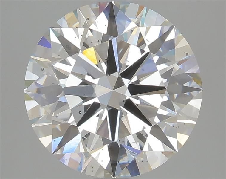 3.52ct F SI1 Rare Carat Ideal Cut Round Lab Grown Diamond