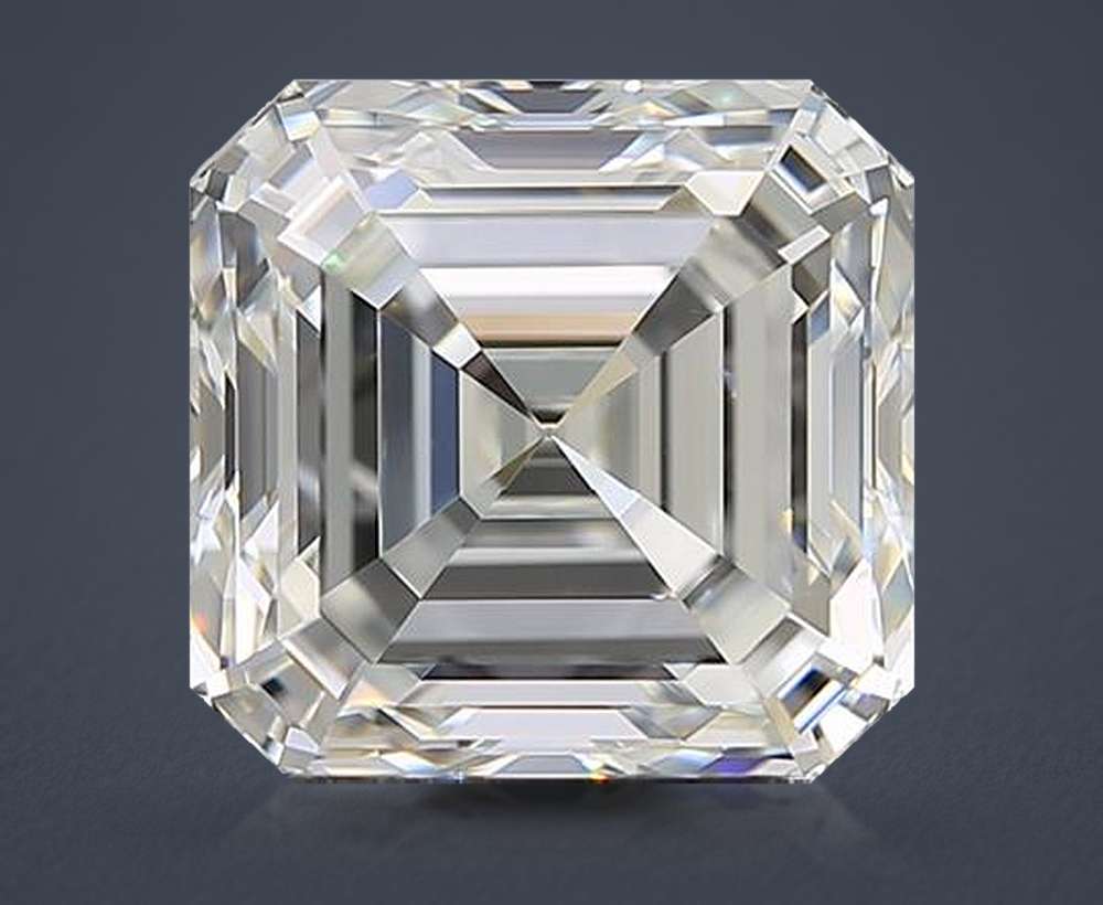 3.04 Carat Asscher Natural Diamond