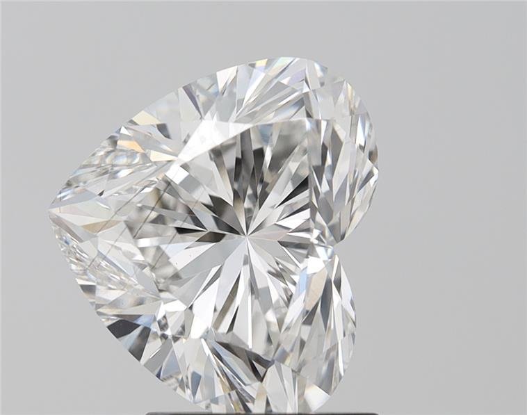 2.50ct F SI1 Very Good Cut Heart Lab Grown Diamond