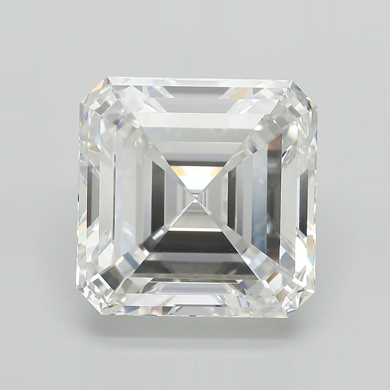 10.84ct F VVS2 Very Good Cut Asscher Lab Grown Diamond