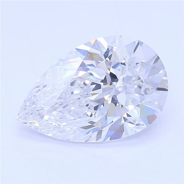 0.87ct D VS2 Very Good Cut Pear Lab Grown Diamond