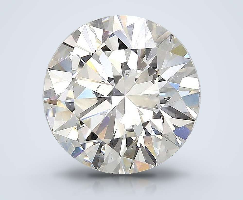 7.02 Carat Round Natural Diamond