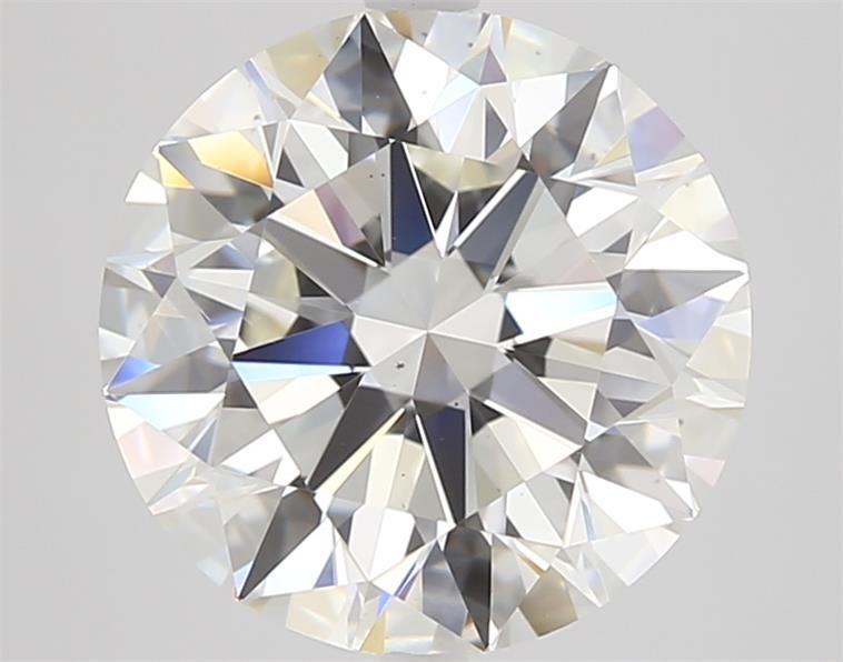 4.01ct I SI1 Rare Carat Ideal Cut Round Diamond