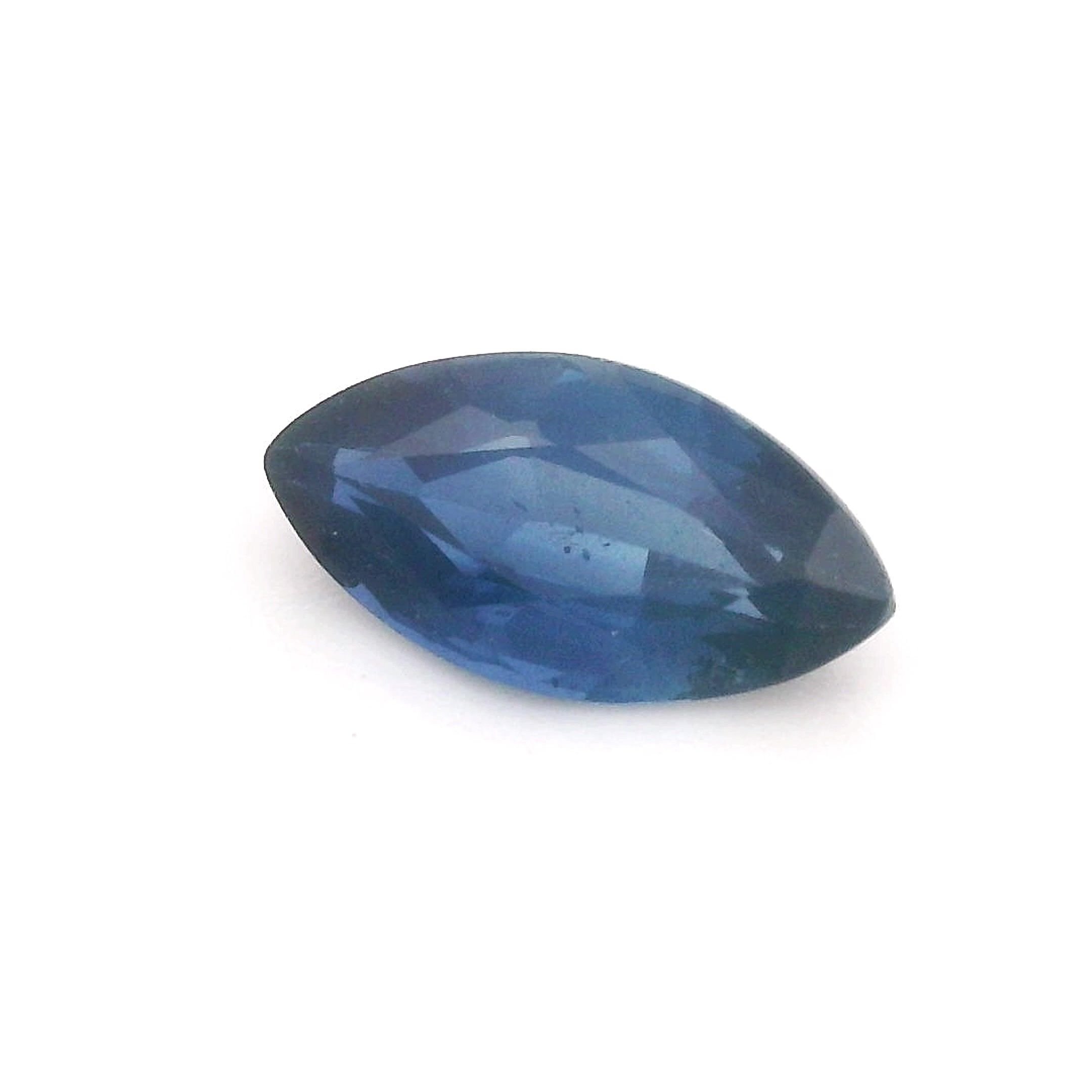 0.73 Carat Blue Marquise Sapphire